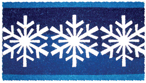 Blue Snow Flakes - 18